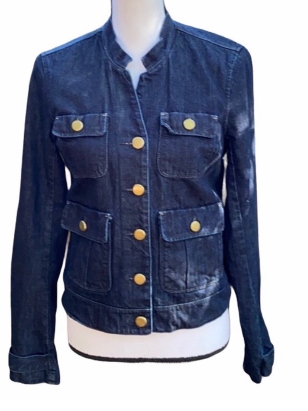 GAP Military Cadet Denim Jean Jacket